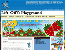 Tablet Screenshot of liftoffsplayground.com